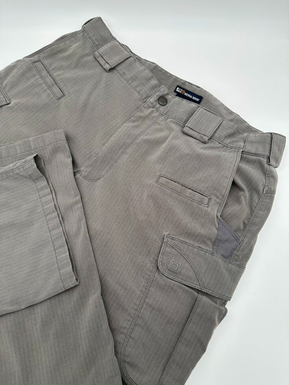 5.11 Men’s Regular Fit Flex-Tac® TDU® Ripstop Cargo Pant, Size W34 x L30, Storm
